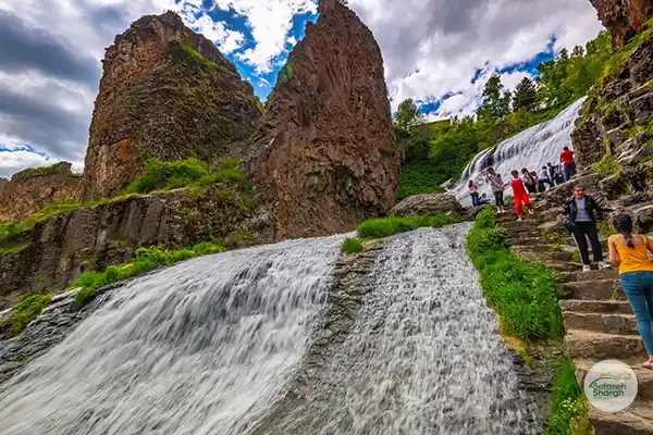 ارمنستان و جاذبه ای دیدنی آن 5 آبشار جرموک ارمنستان