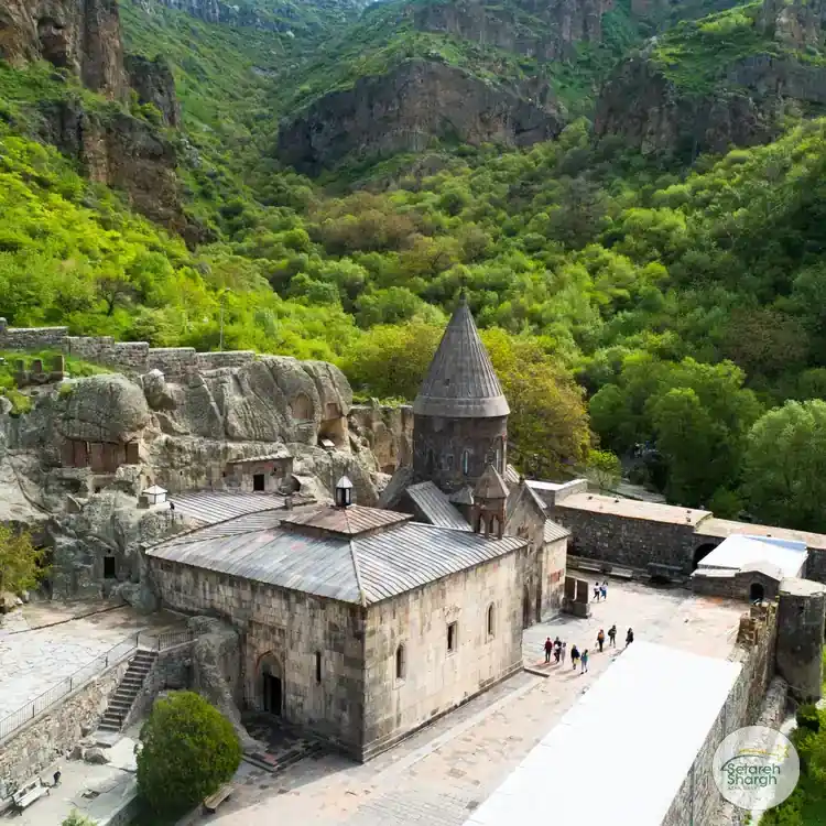 ارمنستان و جاذبه ای دیدنی آن 4 صومعه گغارد ایروان ارمنستان ستاره شرق آذرگشت